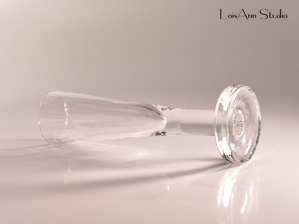 Vintage Swedish Pukeberg Rustica:  Dessert Wine Glasses, Set of 8, Six Inches Tall