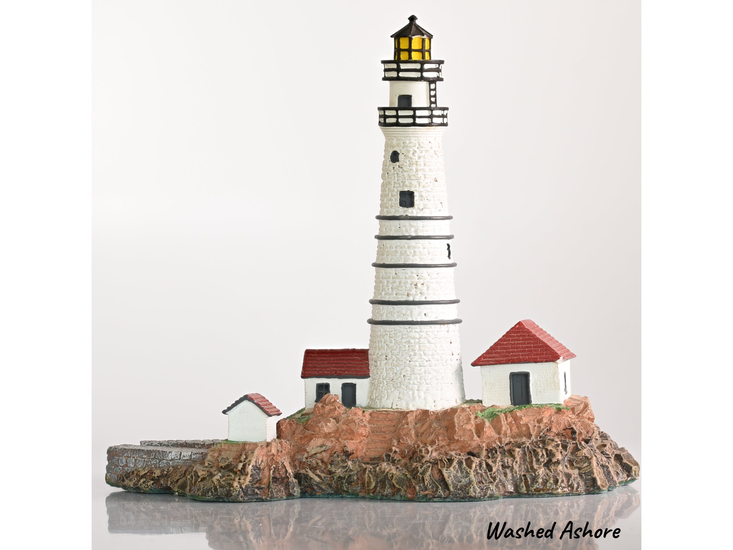 Boston Light Danbury Mint 1992 historic lighthouses of North America