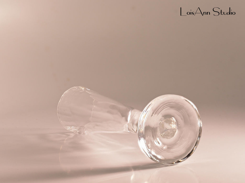 Vintage Swedish Pukeberg Rustica:  Dessert Wine Glasses, Set of 8, Six Inches Tall