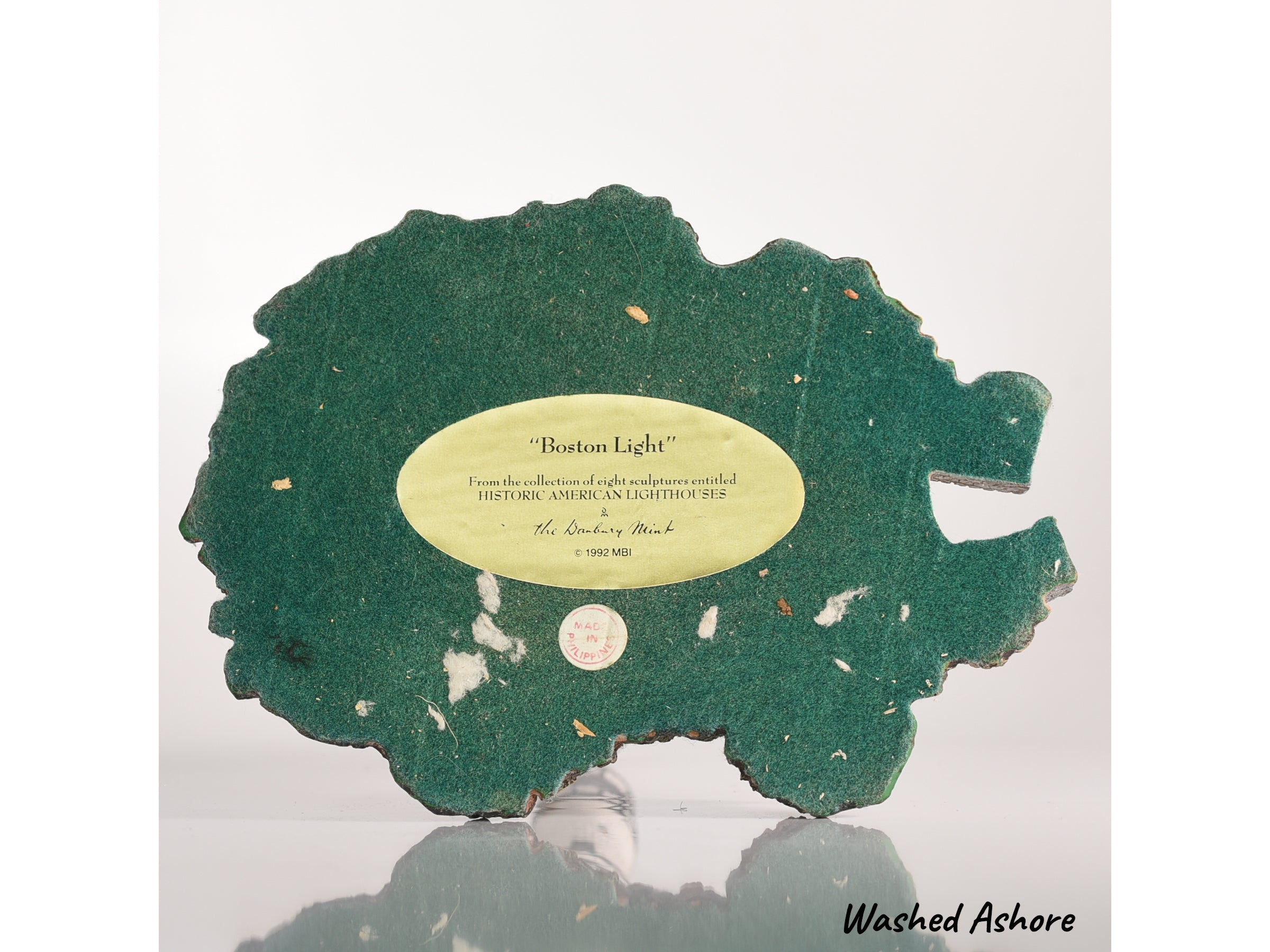 Boston Light Danbury Mint 1992 historic lighthouses of North America